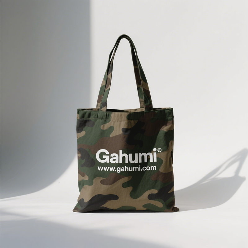 Gahumi Camouflage canvas tote bag-21